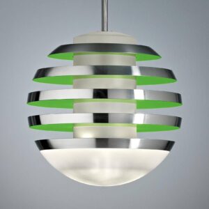 TECNOLUMEN Bulo - LED závěsné světlo zelené