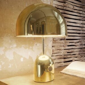 Tom Dixon Bell Table designová stolní lampa mosaz