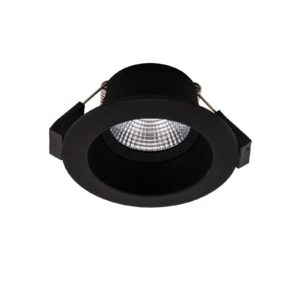 SLC One Soft LED zapuštěný spot stmívatelný až teplý černý