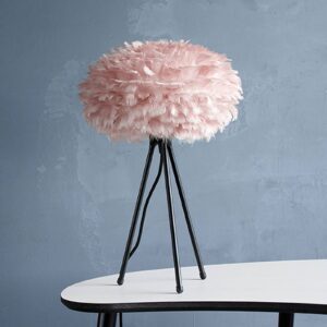 UMAGE Eos mini stolní lampa růžová trojnožka černá