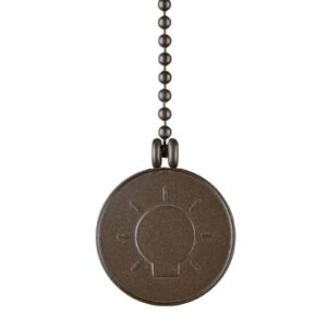 Medailon Westinghouse, závěsný řetěz bronz