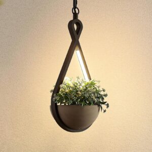 Lucande Florka LED venkovní závěsné světlo květiny