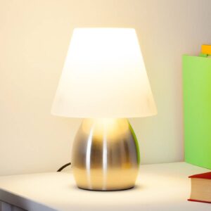 Dekorativní stolní lampa Emilan s LED žárovkou E14