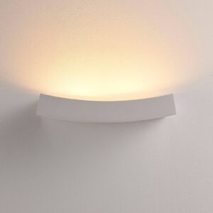 Nástěnná LED lampa Tiara ze sádry, žárovka G9