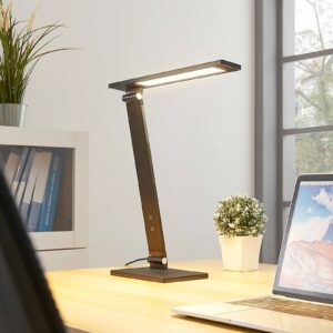 Salome - stmívatelná stolní lampa LED, černá