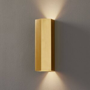 WEVER & DUCRÉ Hexo mini 2.0 nástěnné svítidlo 20cm zlaté barvy