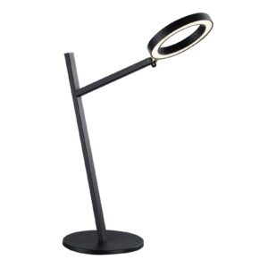 Lucande Nimbe LED stolní lampa, černá, stmívač