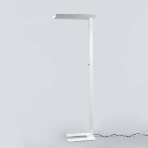 ELC Curina LED stojací lampa se stmívačem, bílá