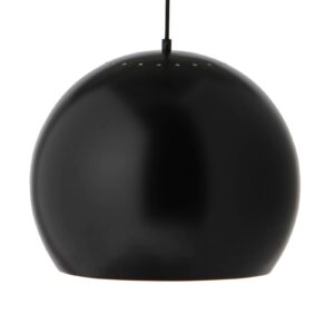 FRANDSEN Kulová závěsná lampa Ø 40 cm, černá
