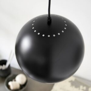 FRANDSEN Ball závěsné světlo, Ø 25 cm, matná černá