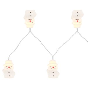 LED světelný řetěz Baily se sněhuláčky
