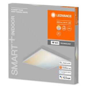 LEDVANCE SMART+ WiFi Planon Plus, CCT, 60 x 60 cm
