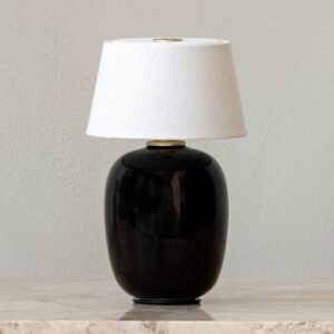 Menu Torso LED-stolní lampa s baterií, černá