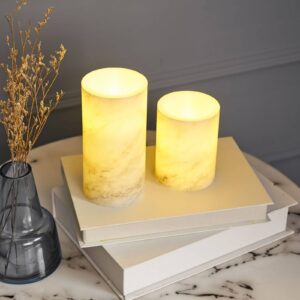 Pauleen Cosy Marble Candle LED svíčka 2ks vosk