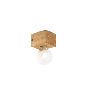 Venkovská nástěnná lampa dřevo – Bloc