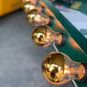 SEGULA LED žárovka E27 3,2W 927 zrcadlená zlatá