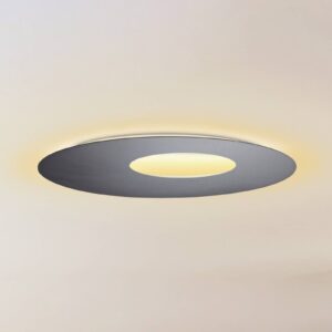Escale Blade Open LED nástěnné svítidlo antracit Ø 59cm