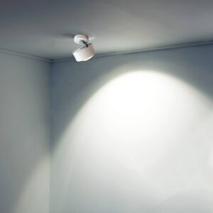 Reflektor Puk Maxx Move LED, čirá čočka, matná bílá