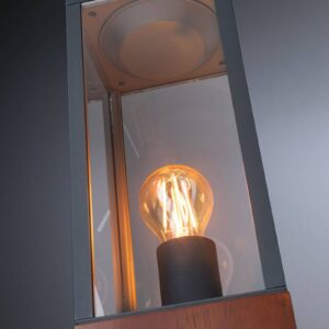 Paulmann Timba soklové světlo, dřevo, výška 40 cm