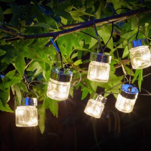 LED solární světelný řetěz Firefly Jar 10 zdrojů