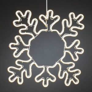 LED dekorativní silueta sněhové vločky pro venkovní použití