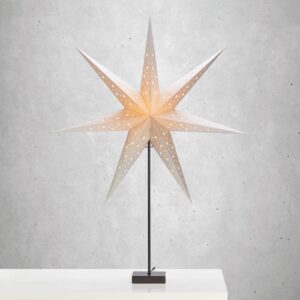 Stojací hvězda Solvalla, výška 100 cm, stříbrná