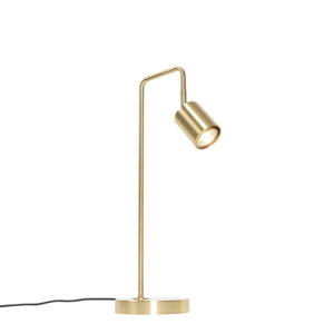 Moderní stolní lampa mosazná nastavitelná – Java