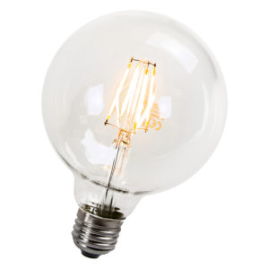 LED žárovka s vlákny LED 95mm E27 4W 470 lumenů