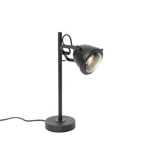 Industriální stolní lampa černá 45 cm – Emado