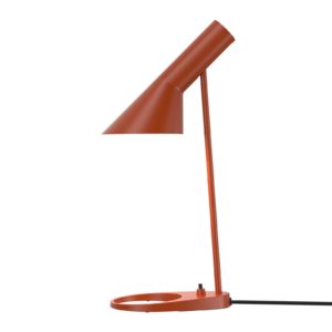 Louis Poulsen AJ Mini stolní lampa, rezavě červená