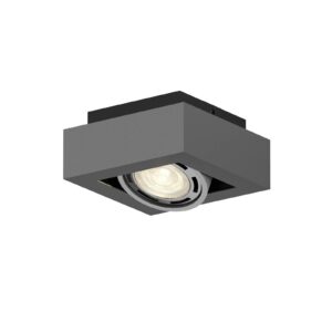 LED stropní osvětlení Ronka, GU10, 1zdrojové šedé