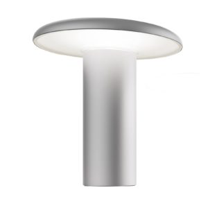 Stolní lampa Artemide Takku LED s dobíjecí baterií, šedá