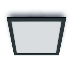 WiZ LED stropní světlo Panel, černá, 60×60 cm