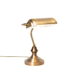 Klasická stolní lampa/notářka bronzová – Banker