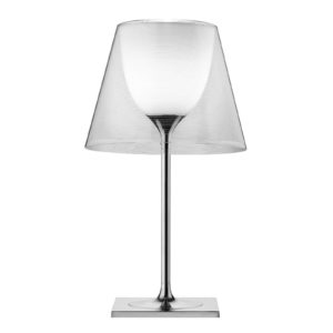 FLOS KTribe T2 stolní lampa, stříbrná