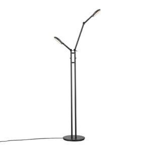 LED stojací lampa Bend dotykový stmívač dva zdroje