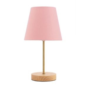Pauleen Woody Rose stolní lampa růžové stínidlo