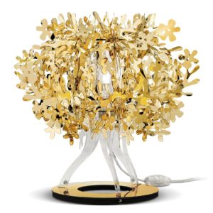 Slamp Fiorellina - zlatá stolní lampa