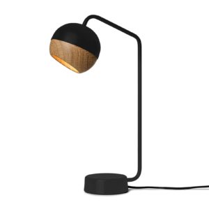 Mater Ray stolní lampa, černá/dub