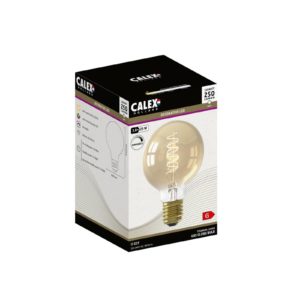 Calex E27 G80 3,8W LED filament flex 821 zlatá dim