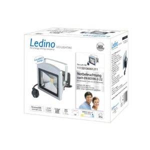 LED reflektor Benrath NB, nouzové osvětlení s dobíjecí baterií