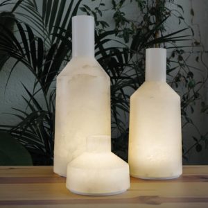 Dekorativní stolní lampa LED Alabast