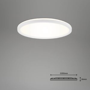 LED stropní svítidlo Slim S stmívatelné CCT bílé Ø 29 cm