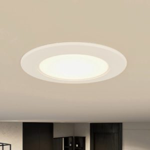 Prios LED vestavné svítidlo Rida, 11,5cm, 9W, 10ks, CCT, stmívatelné