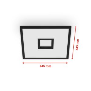 LED panel Centreback CCT RGB 45x45cm černý