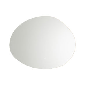 Koupelnové zrcadlo 80 cm včetně LED stmívače až teplého a dotykového stmívače – Biba