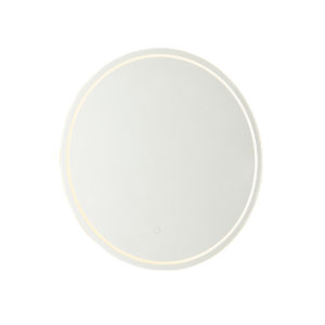Moderní koupelnové zrcadlo 60 cm včetně LED a dotykového stmívače – Sebas