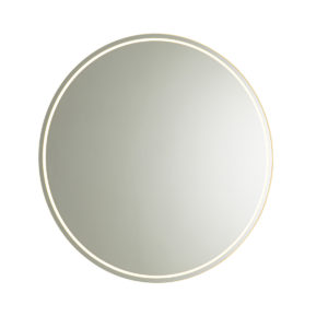 Moderní koupelnové zrcadlo 80 cm včetně LED a dotykového stmívače – Sebas