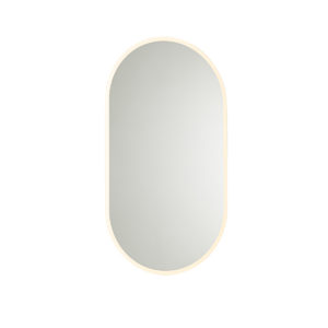 Moderní koupelnové zrcadlo včetně LED a dotykového stmívače – Bouwina