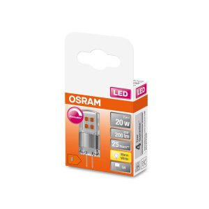 OSRAM PIN 12V LED kolíková žárovka G4 2W 200lm dim